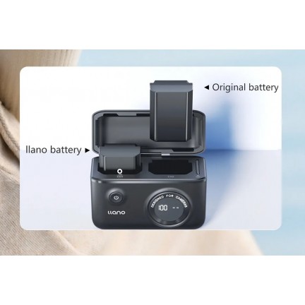 NP-FZ100 Camera Charger Dual Slot Digital Display with SD Card Storage Function