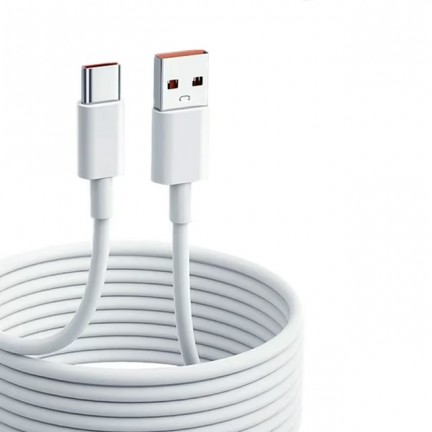 USB to Type-C 6A Charging Cable for Mobile Tablet Computer Camera 12M