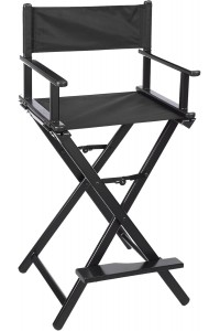 Makeup Folding Chair Aluminum Frame Artist Directors Chair