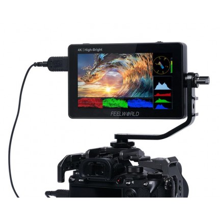 FEELWORLD F6 PLUSX 5.5 Inch High Bright 1600nit Touch Screen DSLR Camera Field Monitor