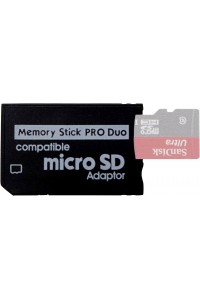 Memory Stick Pro Duo Adapter for Micro SD / Micro SDHC TF Card to Memory Stick MS Pro Duo Card