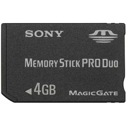 4GB Memory Stick Pro Duo Memory Card