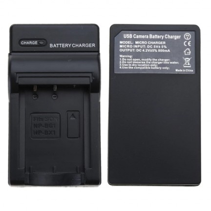 NP-BG1/NP-BX1 USB Battery Charger for Sony CyberShot DSC-HX30V DSC-HX20V DSC-HX10V