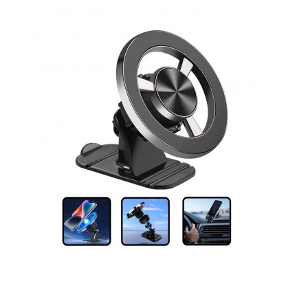 Magsafe Car Mobile Phone Holder Car instrument Panel 360-Degree Rotating Navigation Magnetic Suction Mobile Phone Holder