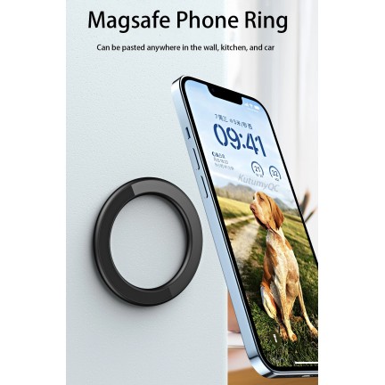 Magsafe Magnetic Ring Holder for iPhone Magnet Wall Mobile Phone Holder Magnetic Car Phone Stand