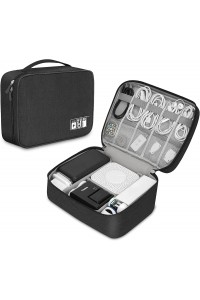 Digital Storage Bags Electronics Cable Organizer, Men Women Storage Bag Makeup and Jewelry Vanity Box