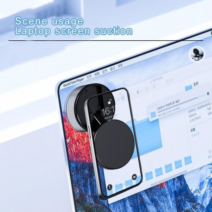 Vacuum Suction Cup Mobile Phone Holder Magnetic Universal 360° Rotating