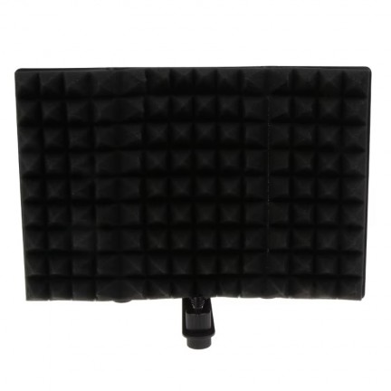 3Mini Panels Microphone Isolation Windscreen Shield Foldable Studio Acoustic Screen Foam for Recording Live Broadcast