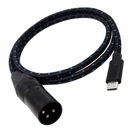 Type C to XLR Cable 3 Pin XLR High Speed Sound Quality Connection Device Audio Cable Adapter for 100cm