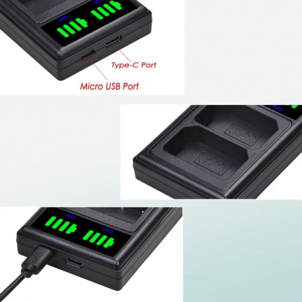 Dual Battery Charger for Sony NP-FZ100