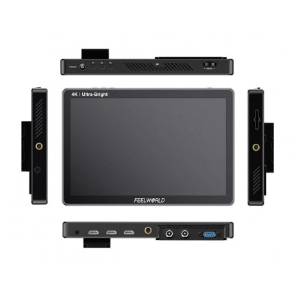 FEELWORLD LUT11S 10.1" 4K Ultra-Bright Touchscreen Monitor with Loop-Through HDMI & 3G-SDI