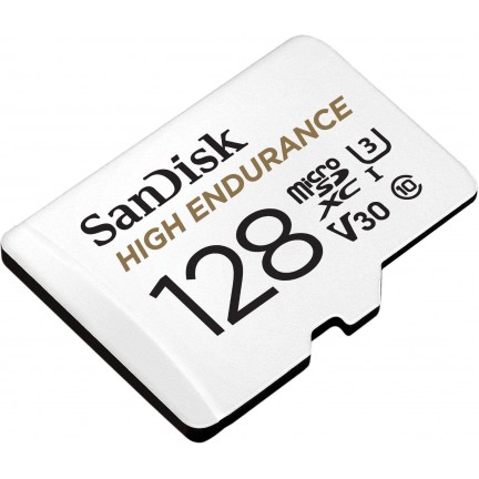 SanDisk 128GB High Endurance MicroSDXC Card for Dash Cam & Home Security Camera