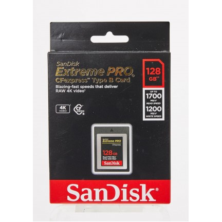 SanDisk 128GB Extreme PRO CFexpress Card Type B