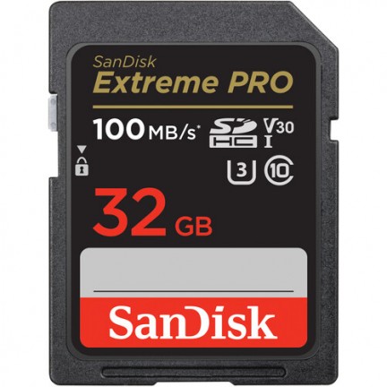 SanDisk Extreme PRO 32GB SDXC UHS-I 100MB/S Class 10