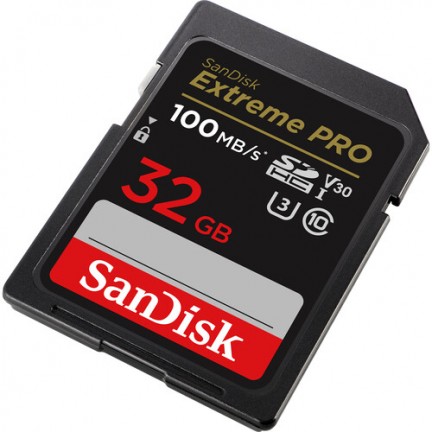 SanDisk Extreme PRO 32GB SDXC UHS-I 100MB/S Class 10