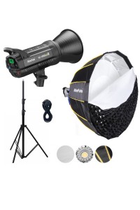 NiceFoto HC-1000SA II 100W Bi-Color LED Video Light With 90cm Softbox/Stand