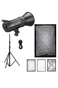 NiceFoto HC-1000SA II 100W Bi-Color LED Video Light With ES-690 60x90cm Softbox/Stand