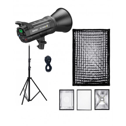 NiceFoto HC-1000SA II 100W Bi-Color LED Video Light With ES-690 60x90cm Softbox/Stand