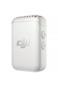 DJI Mic 2 Clip-On Transmitter/Recorder with Built-In Microphone (Platinum White)