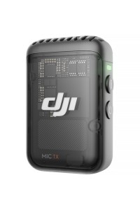 DJI Mic 2 Clip-On Transmitter/Recorder with Built-In Microphone (Shadow Black)