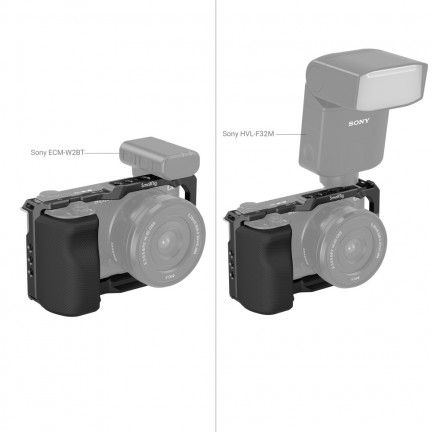 SmallRig Camera Cage with Right-Side Handgrip for Sony ZV-E10