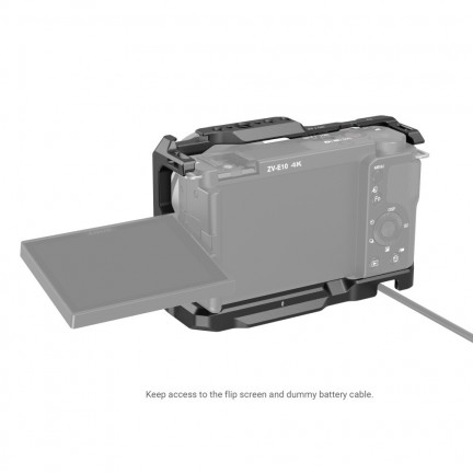 SmallRig Camera Cage with Right-Side Handgrip for Sony ZV-E10