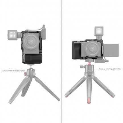 SmallRig Camera Cage with Right-Side Handgrip for Sony ZV-E10