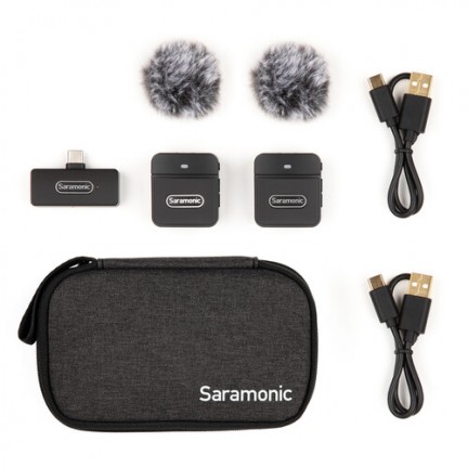 Saramonic Blink 100 B6 2-Person Compact Digital Wireless Clip-On Microphone System with USB-C Connector