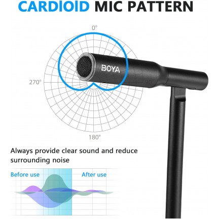 BOYA BY-CM1 Desktop Cardioid USB Microphone