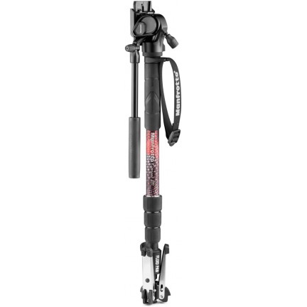 Manfrotto Element MII Video Monopod with Live Fluid Head(MVMELMIIA4LIVE)