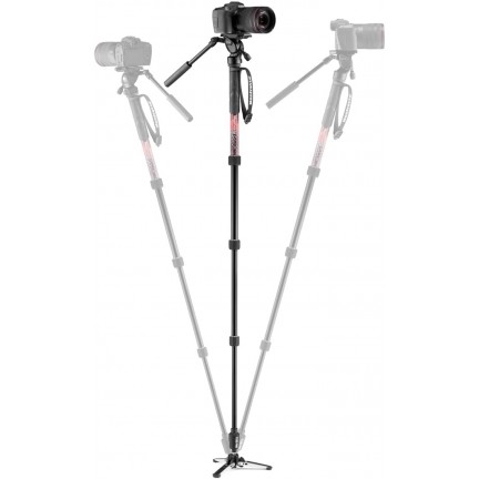 Manfrotto Element MII Video Monopod with Live Fluid Head(MVMELMIIA4LIVE)