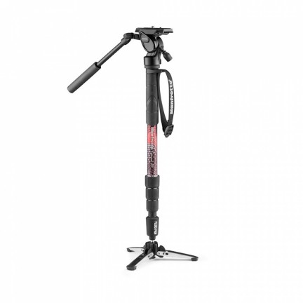 Manfrotto Element MII Video Monopod with Live Fluid Head(MVMELMIIA4LIVE)