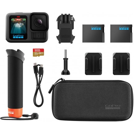 GoPro HERO13 Black Action Camera & Accessories Bundle