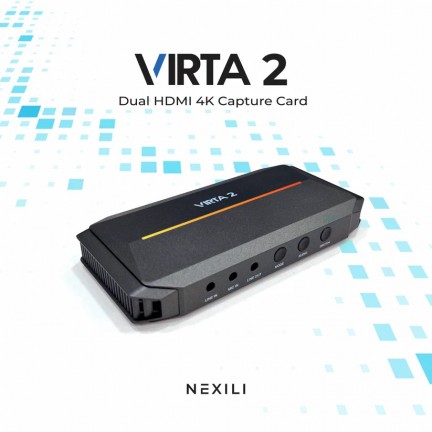 NEXILI Virta 2 Dual HDMI 4K Capture Card