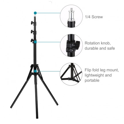 NiceFoto L-1900D Foldable Light Stand