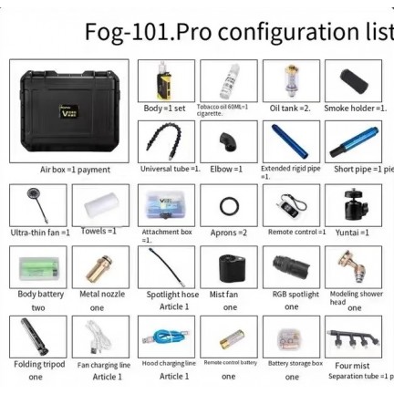 NiceFoto Fog-101 Pro Portable Hand-Held Fog Machine