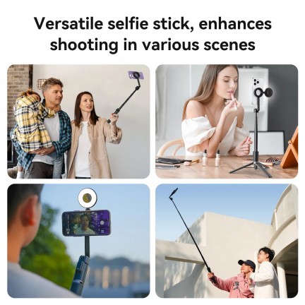 TELESIN Portable Magnetic Phone Selfie Stick Tripod