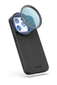 TELESIN VND Magnetic Filter ND2-32 & iphone 15 Pro Case