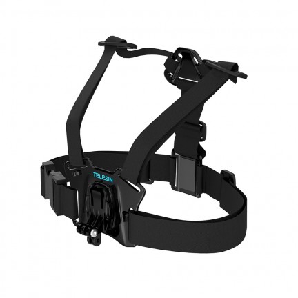 TELESIN Chest Strap with Dual-Mount/J-Hook for GoPro/Action Cameras