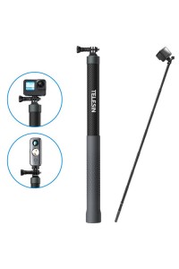 TELESIN New Design 3m Carbon Fiber Selfie Stick