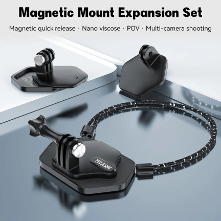 TELESIN Magnetic Bracket Expansion Set (Neck Mount/Quick Release)