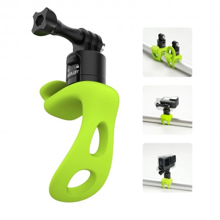 TELESIN Quick Release Elastic Small Q Handlebar Mount (Green)