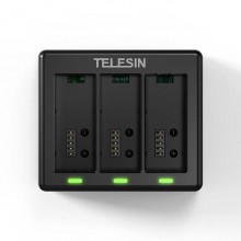 TELESIN Triple Battery Charger for GoPro Hero 13