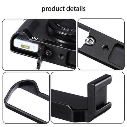 Ulanzi UURig R016 L-Plate Cold Shoe Mount for Canon G7 X Mark III