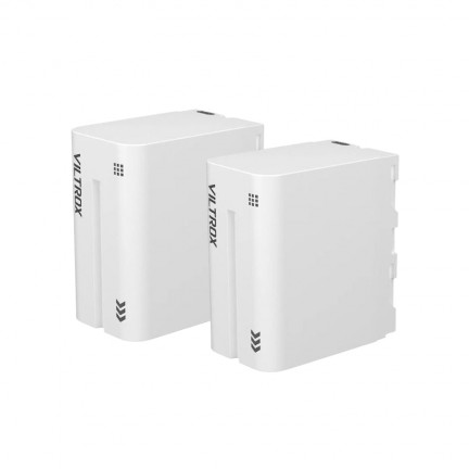 VILTROX NP-F970 Battery 6600mah with USB-C Charging Port (2pc)