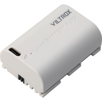 VILTROX TLP-E6 Rechargeable Lithium-Ion Battery with USB-C Charging Port