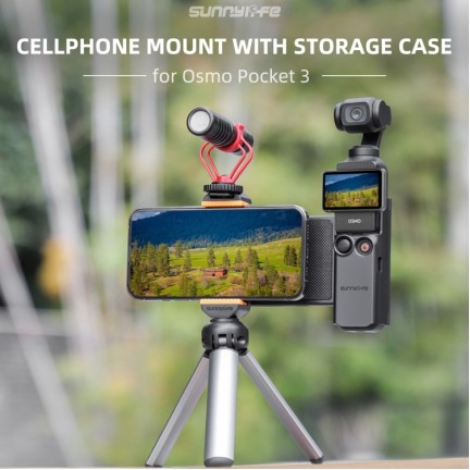 Phone Holder Mount Expansion Adapter Protective Cover for Osmo Pocket 3