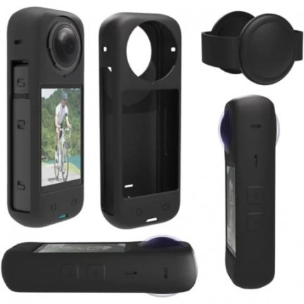 Insta360 X4 Anti-Scratch Protector Case with Lens Cap Silicone Case