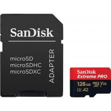 SanDisk 128GB Extreme Pro V30 Micro SD Card (SDXC) UHS-I-200MB/s