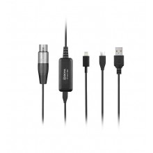 BOYA BY-BCA7 Pro XLR to Lightning & USB-A & Type-C Connectors Microphone Cable